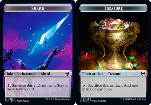 Shard Token // Treasure Token - Foil