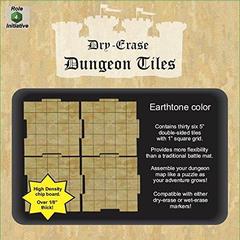 Dry Erase Dungeon Tiles - Combo Pack of Thirty Six 5