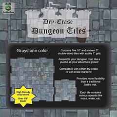 Dry Erase Dungeon Tiles - Combo Pack of Five 10