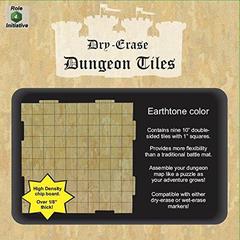 Dry Erase Dungeon Tiles - Combo Pack of Nine 10