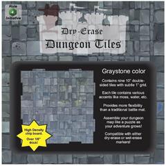 Dry Erase Dungeon Tiles - Combo Pack of Nine 10