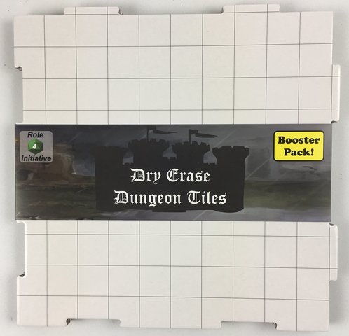 Dry Erase Dungeon Tiles - Booster Pack - White