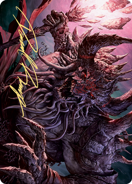 Dream Devourer Art Card - Gold-Stamped Signature