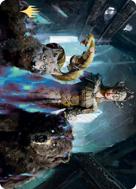 Art Series (48/81) PLANESWALKER STAMP – Kolvori, God of Kinship