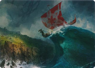 Run Ashore Art Card