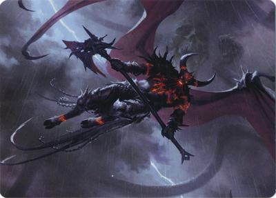 Burning-Rune Demon Art Card
