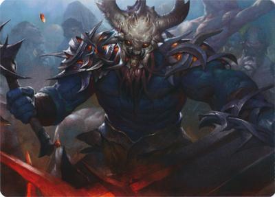 Frenzied Raider Art Card