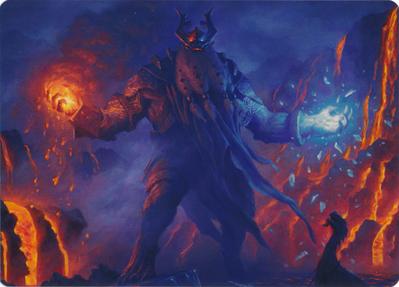 Aegar, the Freezing Flame Art Card