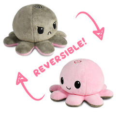 Reversible Octopus Plushie - Heart and Broken Heart