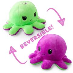 Reversible Octopus Plushie - Green and Purple