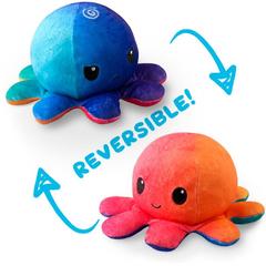 Reversible Octopus Plushie - Sunset/Mermaid