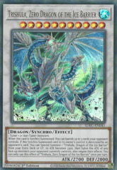 Trishula, Zero Dragon of the Ice Barrier - SDFC-EN041 - Ultra Rare - 1st Edition