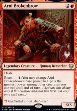 Arni Brokenbrow - Foil - Promo Pack