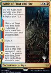 Battle of Frost and Fire - Foil