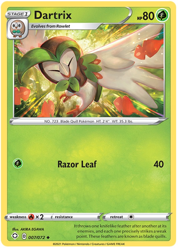 Dartrix - 007/072 - Uncommon