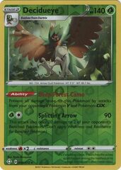 Decidueye - 008/072 - Holo Rare - Reverse Holo