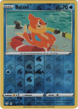 Buizel - 022/072 - Common - Reverse Holo