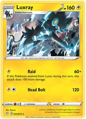 Luxray - 033/072 - Holo Rare