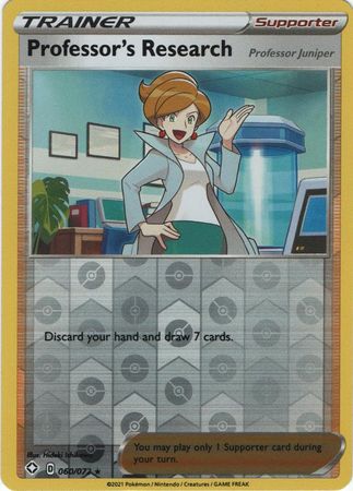 Professors Research - 060/072 - Rare - Reverse Holo