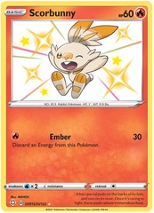 Scorbunny - SV015/SV122 - Shiny Holo Rare