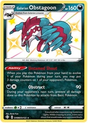 Galarian Obstagoon - SV080/SV122 - Shiny Holo Rare