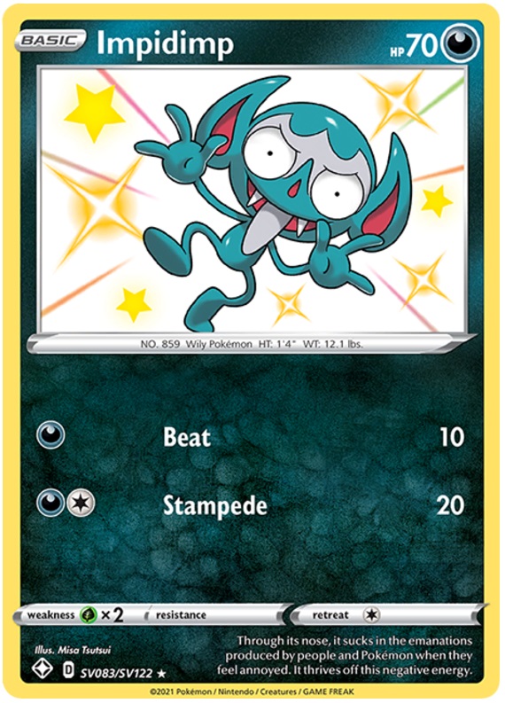 Impidimp - SV083/SV122 - Shiny Holo Rare