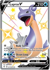 Lapras V - SV110/SV122 - Shiny Holo Rare