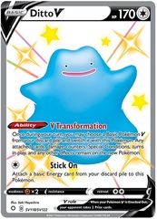 Ditto V - SV118/SV122 - Shiny Holo Rare