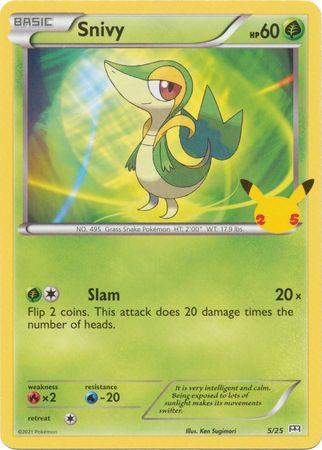 Snivy - 5/25 - McDonalds 25th Anniversary Promo