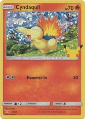 Cyndaquil - 10/25 - Holo - McDonald's 25th Anniversary Promo