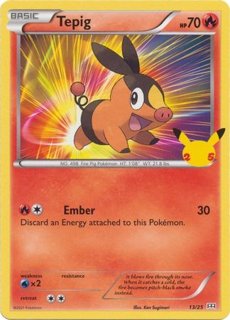 Tepig - 13/25 - McDonalds 25th Anniversary Promo