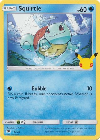 Squirtle - 17/25 - McDonalds 25th Anniversary Promo