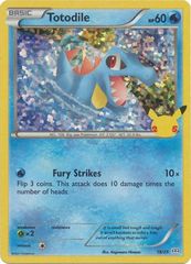 Totodile - 18/25 - Holo - McDonald's 25th Anniversary Promo