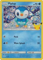 Piplup - 20/25 - Holo - McDonald's 25th Anniversary Promo