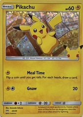 Pikachu - 25/25 - McDonalds 25th Anniversary Promo - Holo