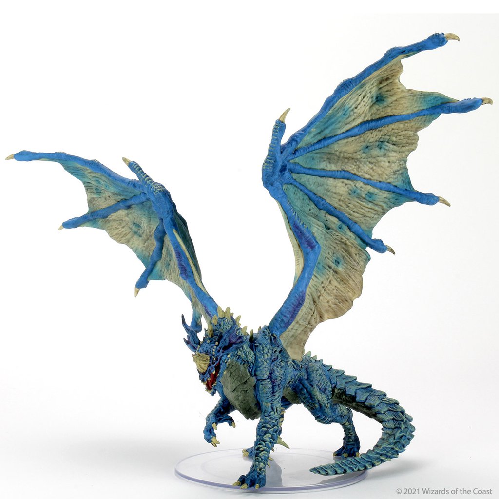 D&D Icons of the Realms: Adult Blue Dragon Premium Figure - Miniatures »  WiZK!DS RPG Minis » Dungeons & Dragons Icons of the Realms Premium Figures  - Hastur Games