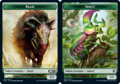 Beast // Insect Double-sided Token (Challenger 2021)