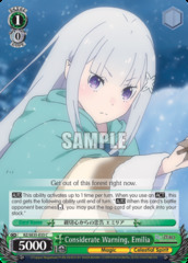Considerate Warning, Emilia - C