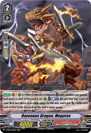 Ravenous Dragon, Megarex - V-SS07/025EN - RRR
