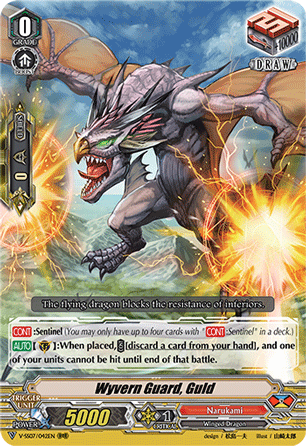Wyvern Guard, Guld - V-SS07/042EN - RRR