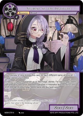 Student at the Institute - MSW-079 - N