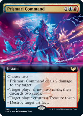 Prismari Command - Foil - Extended Art