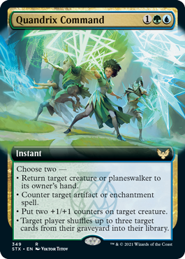 Quandrix Command - Extended Art