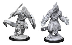 D&D Nolzur's Marvelous Miniatures: Lizardfolk Barbarian & Lizardfolk Cleric (Wave 15)