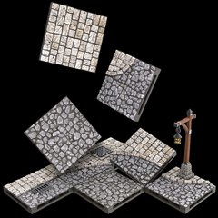 Warlock Tiles: Town & Village - Town Square