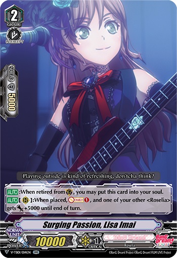 Surging Passion, Lisa Imai - V-TB01/014EN - RR
