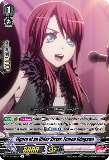 Figure of an Older Sister, Tomoe Udagawa - V-TB01/025EN - R - Parallel Foil