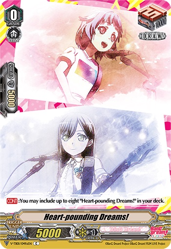 Heart-pounding Dreams! (A) (PoppinParty) - V-TB01/049aEN - C