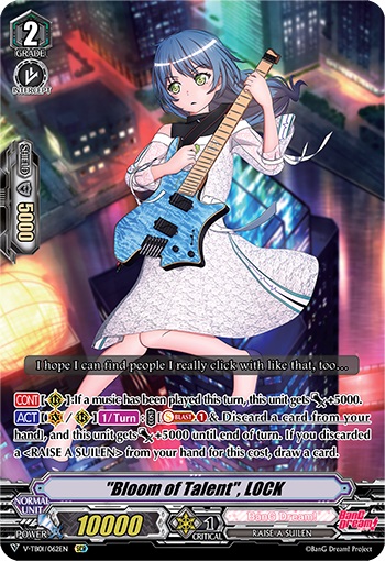 Bloom of Talent, LOCK - V-TB01/062EN - SCR