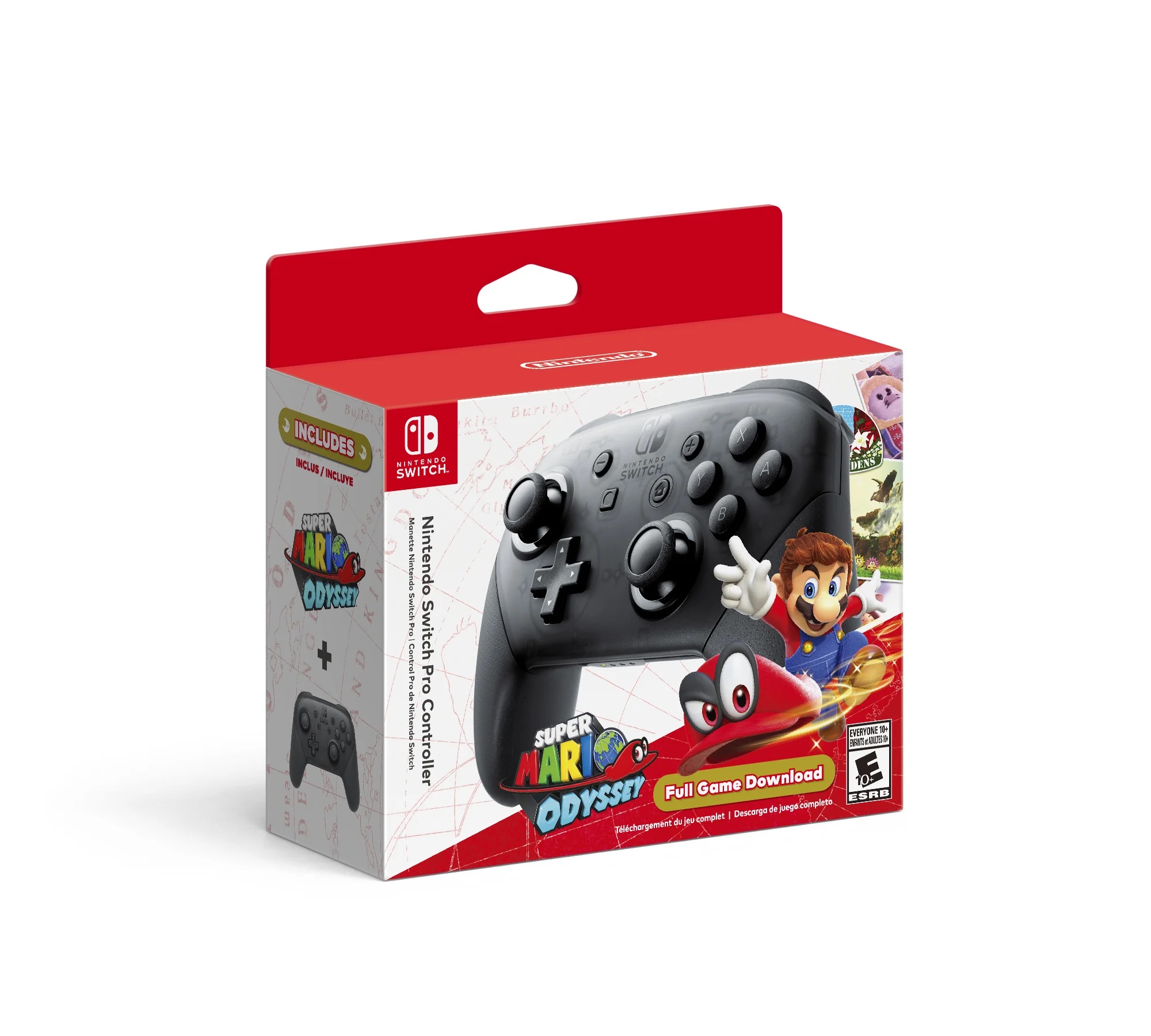 Nintendo Switch Pro Controller [with Super Mario Odyssey]